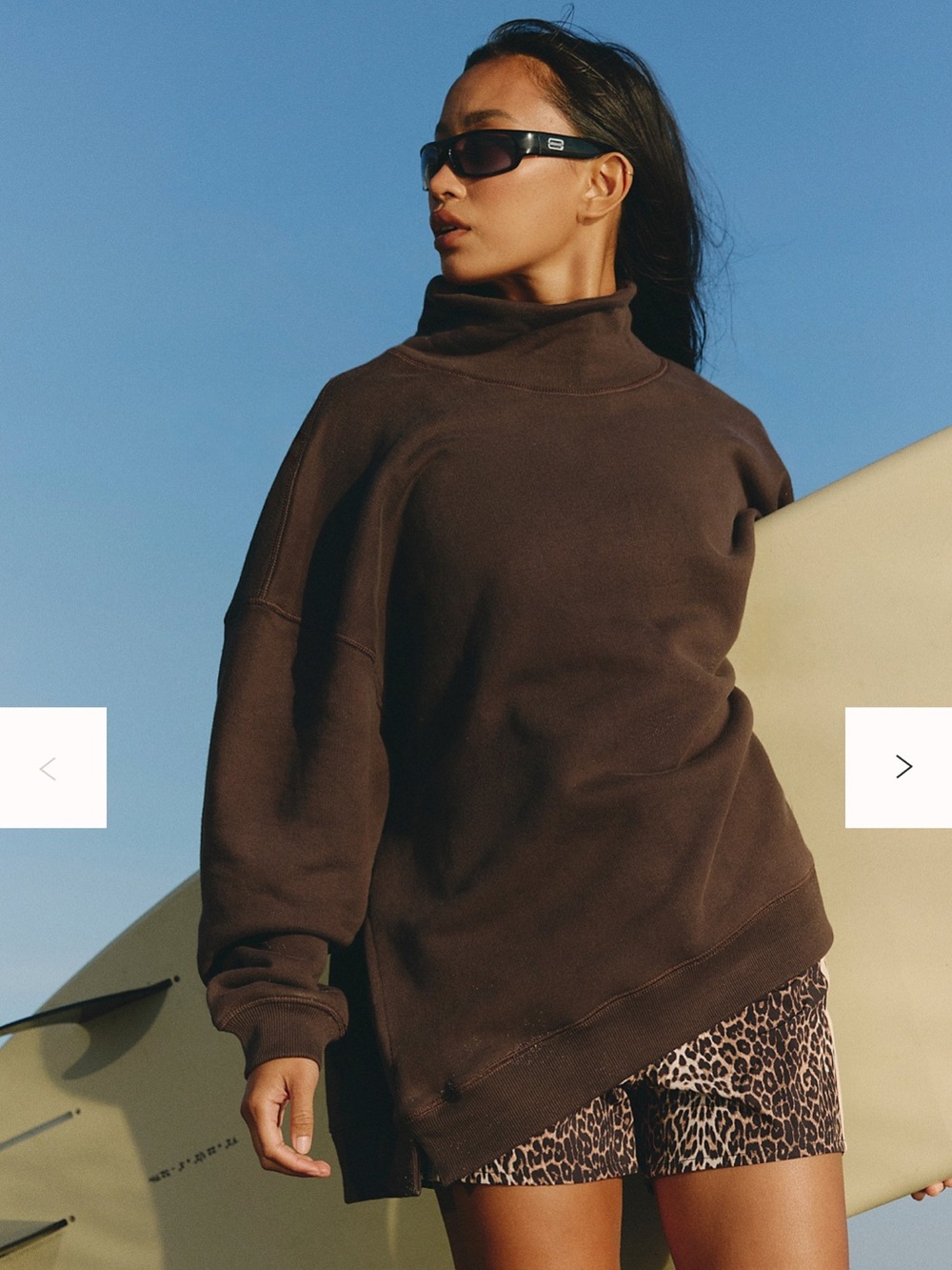 Free People A Cut Above Mock Neck